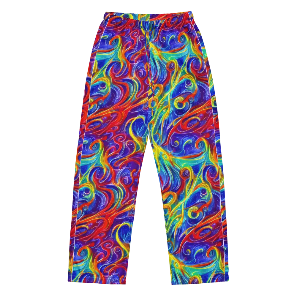 Voltage Paisley on Women's Pajama Pants — Front