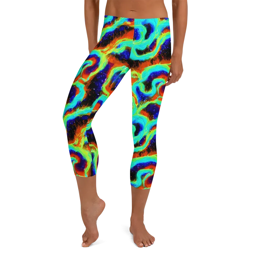Solar Seafoam on Capri Leggings — Front