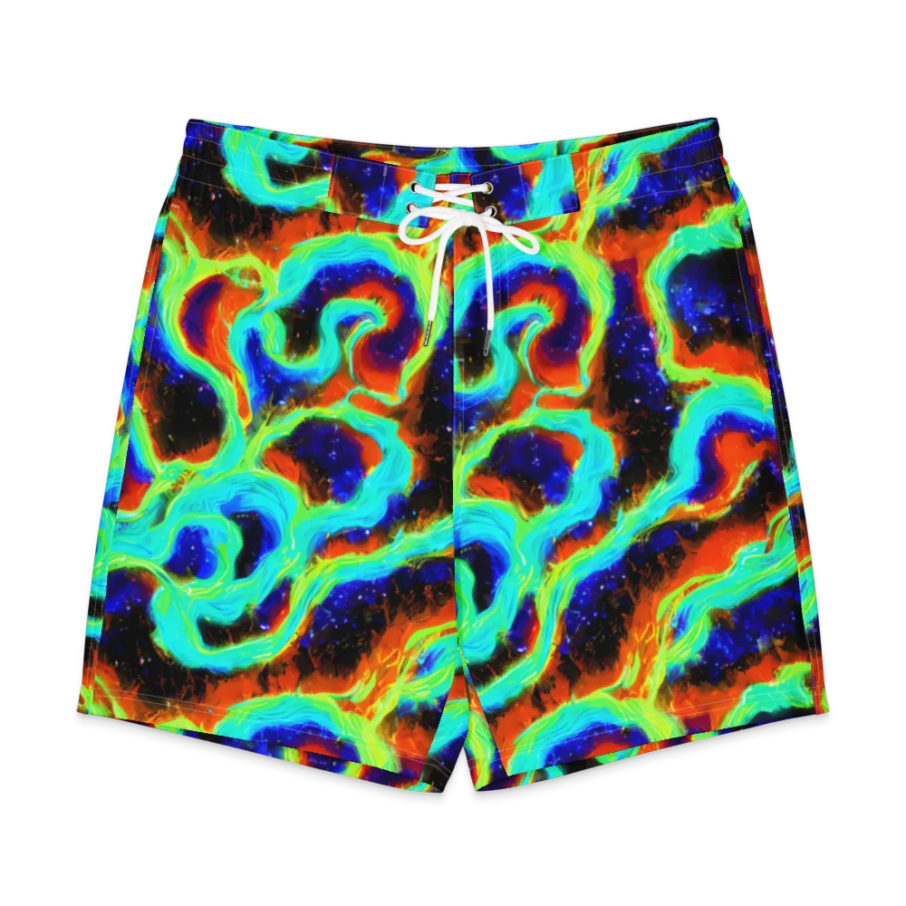 Solar Seafoam on Men's Board Shorts — Front