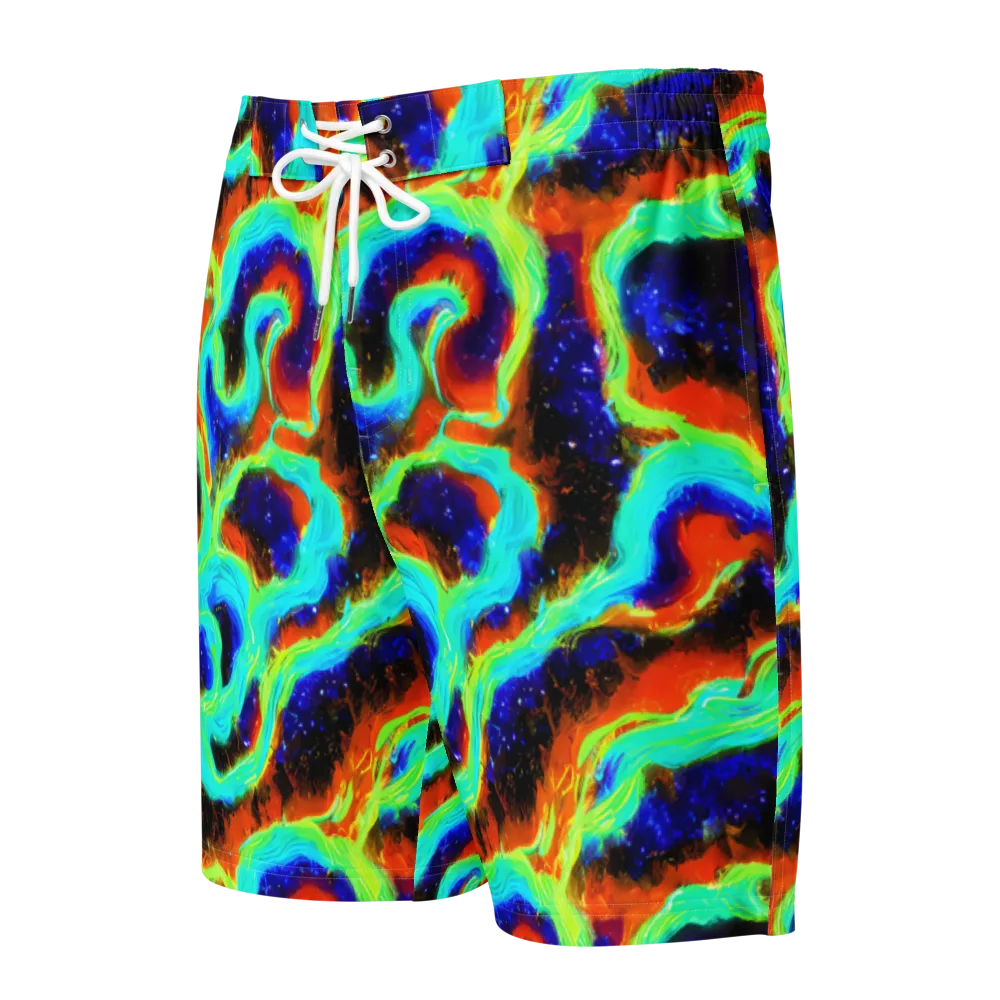 Solar Seafoam on Men's Board Shorts — Front