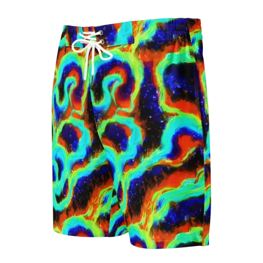 Solar Seafoam on a Men's Board Shorts