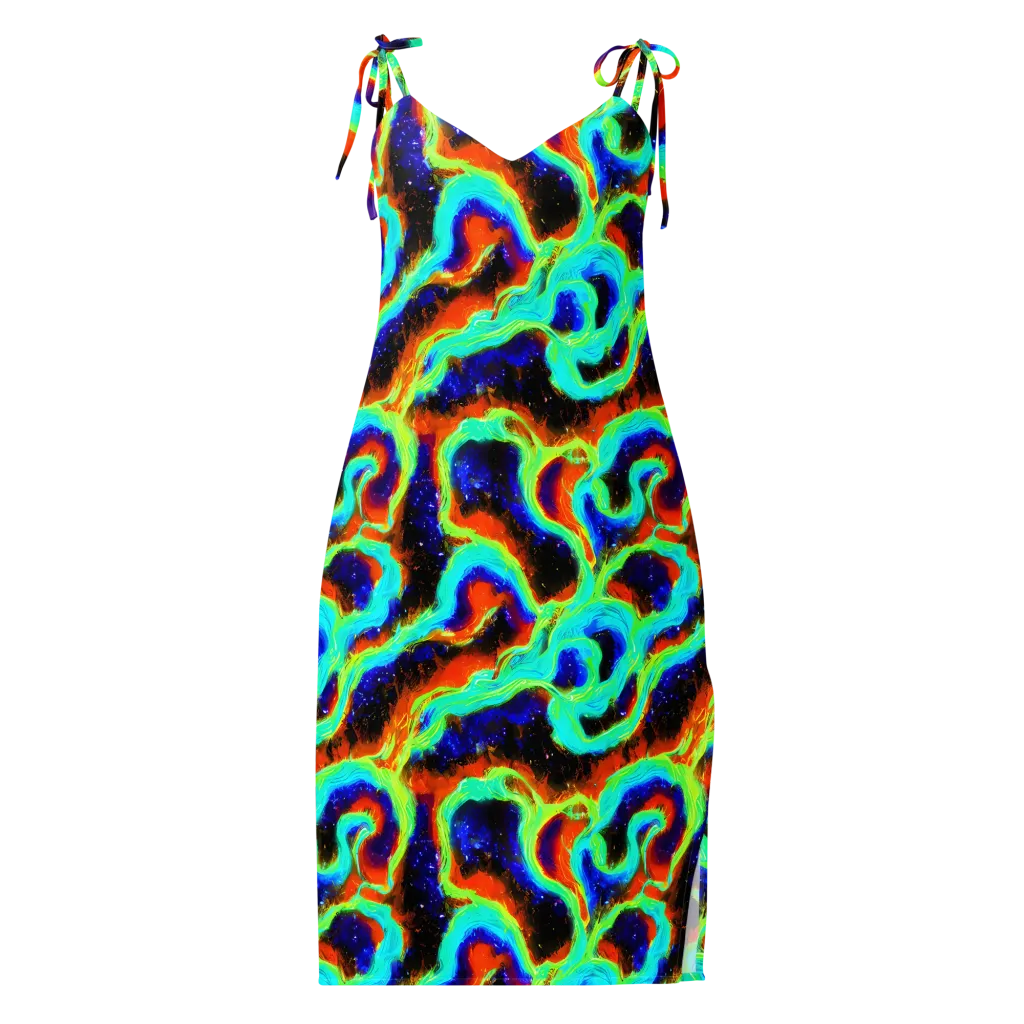 Solar Seafoam on Slip Dress — Front