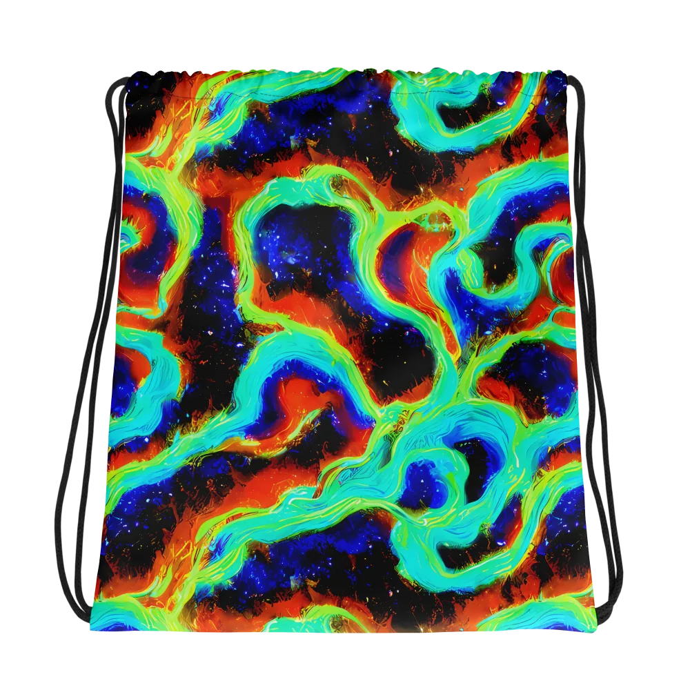 Solar Seafoam on Drawstring Bag — Photo