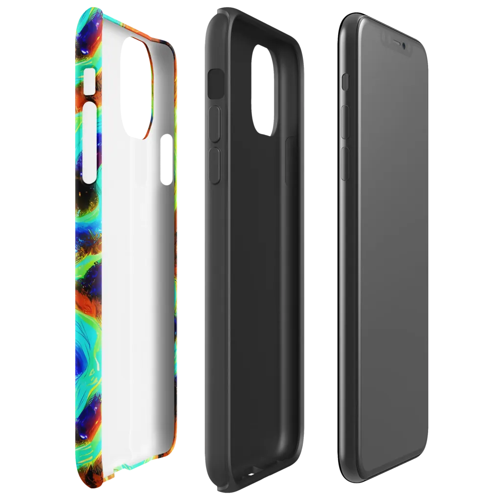 Solar Seafoam on Tough Case for iPhone® — Right