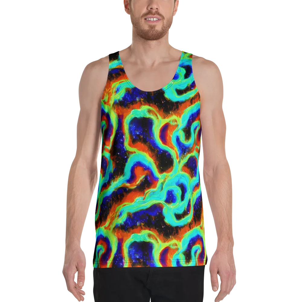 Solar Seafoam on Men's Tank Top — Front