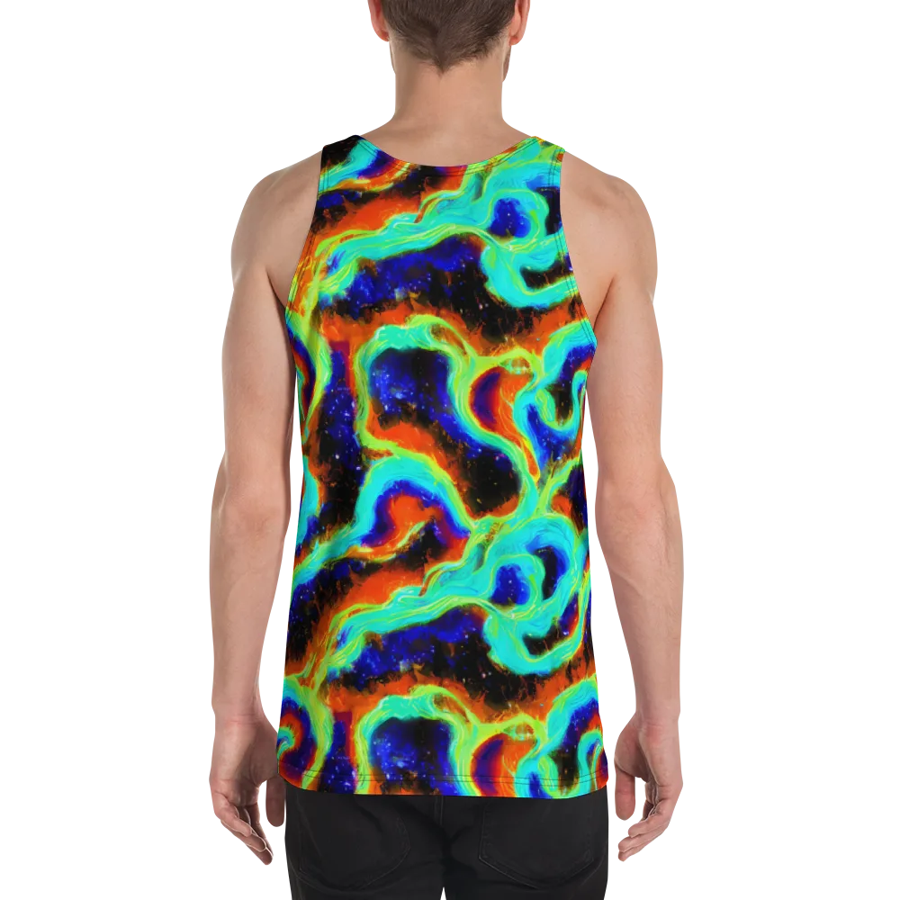 Solar Seafoam on Men's Tank Top — Back