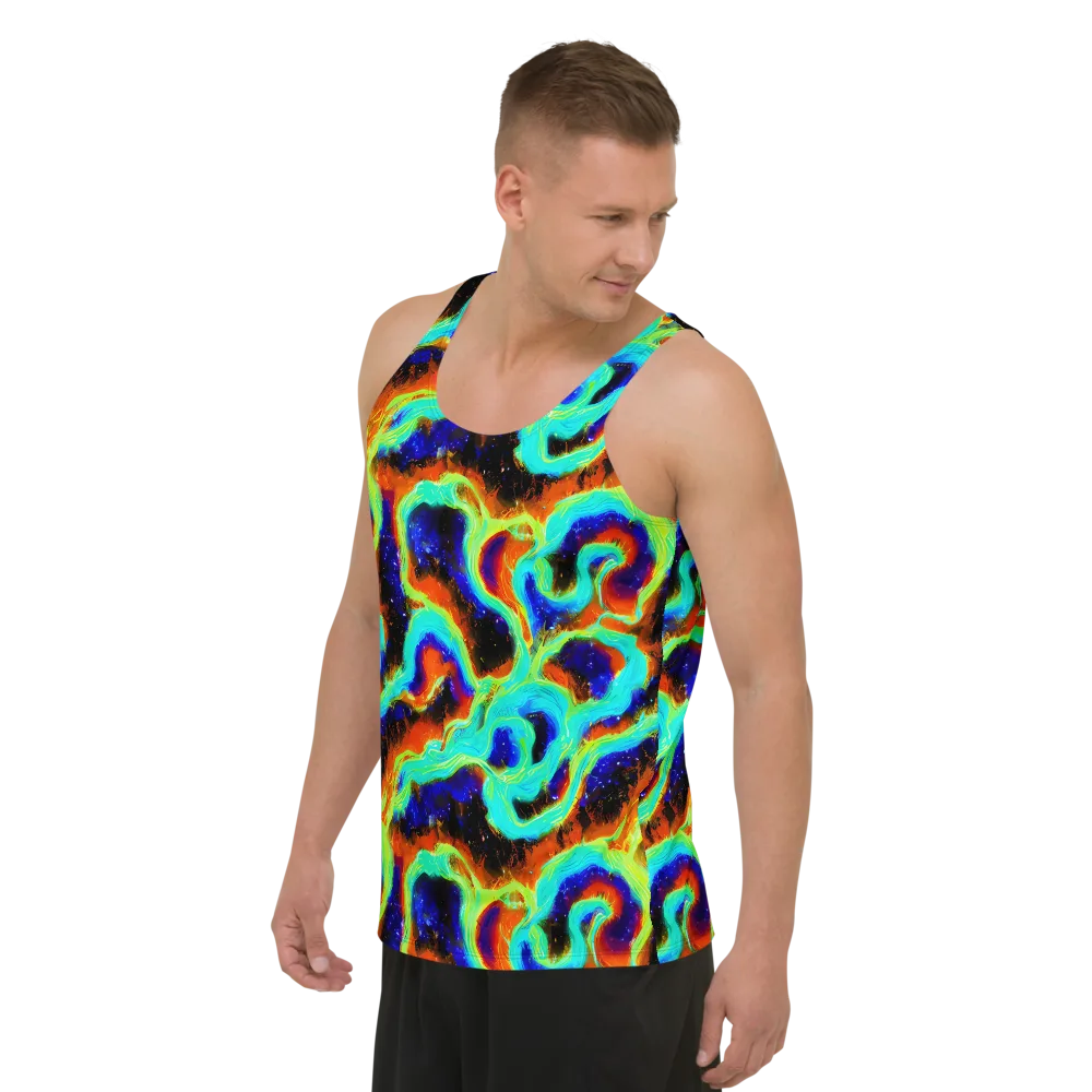 Solar Seafoam on Men's Tank Top — Left Front