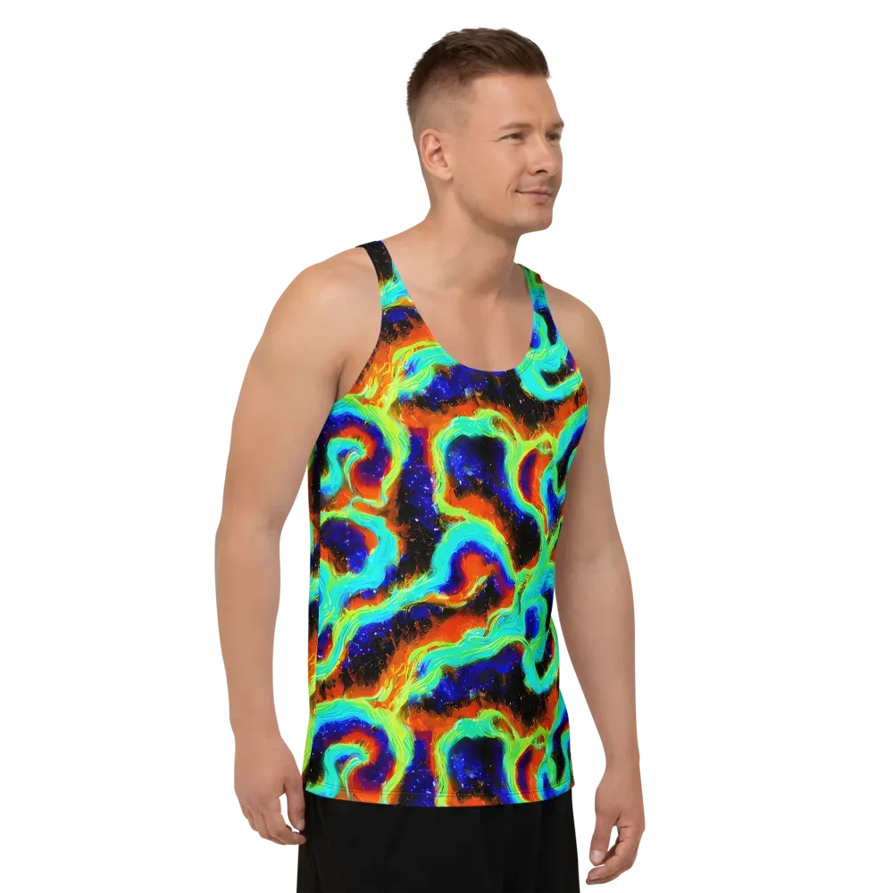 Solar Seafoam on Men's Tank Top — Right Front