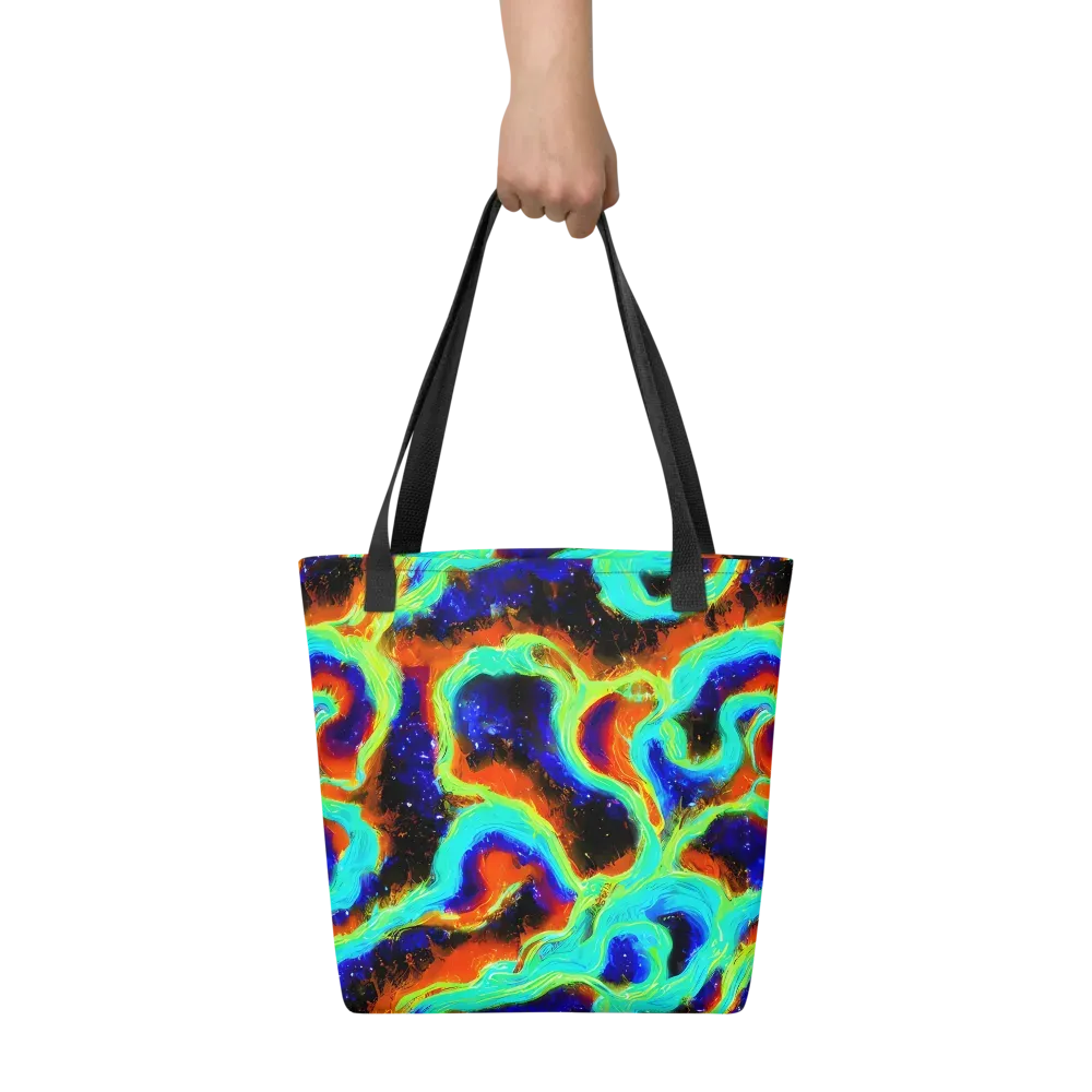 Solar Seafoam on Tote Bag — Front