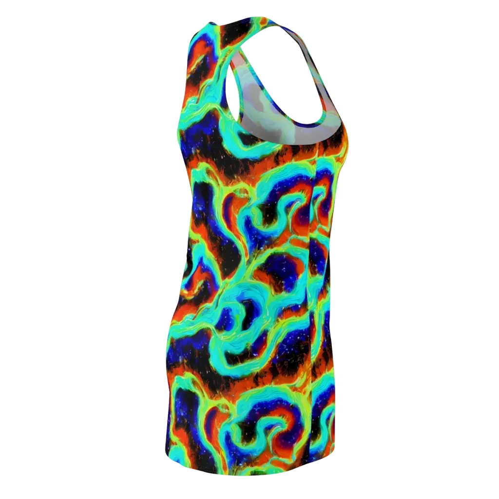 Solar Seafoam on Racerback Dress — Back Side