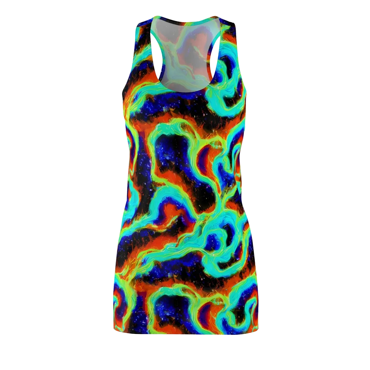 Solar Seafoam on Racerback Dress — Front