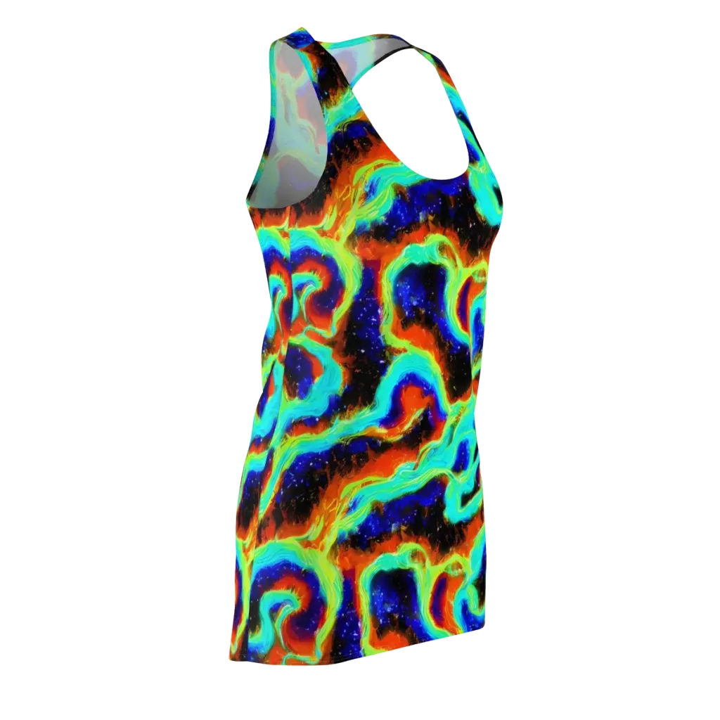 Solar Seafoam on Racerback Dress — Front Side