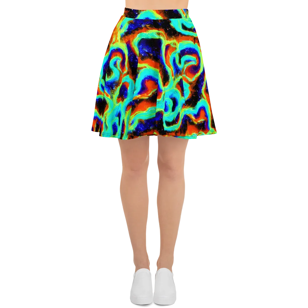 Solar Seafoam on Skater Skirt — Front