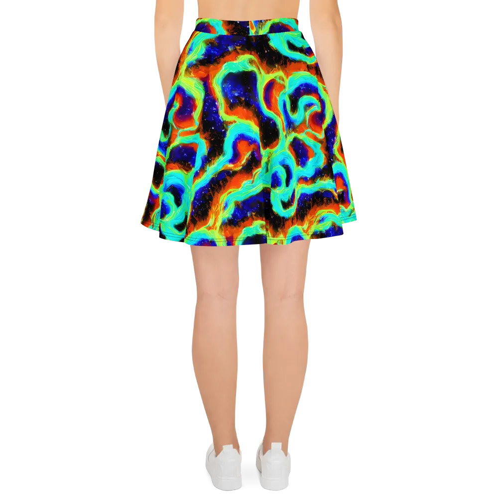 Solar Seafoam on Skater Skirt — Back