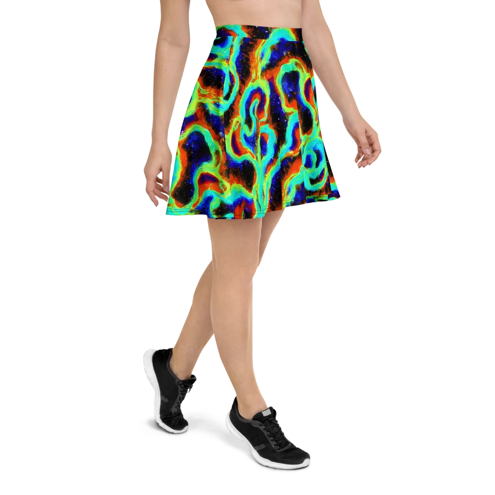 Solar Seafoam on Skater Skirt — Right