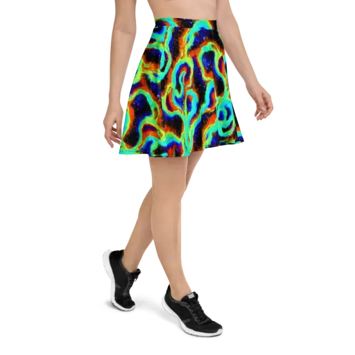 Solar Seafoam on a Skater Skirt