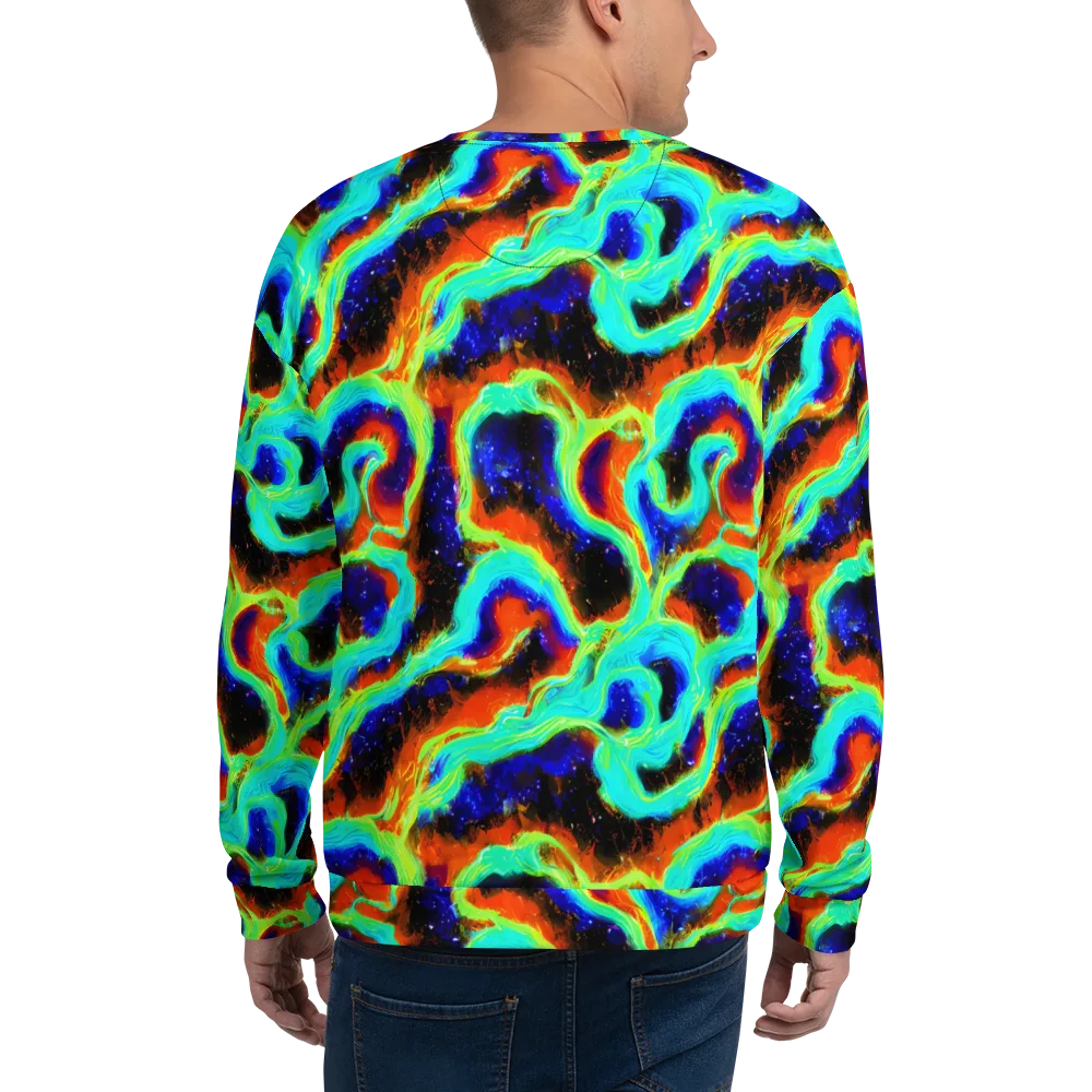 Solar Seafoam on Sweatshirt — Back