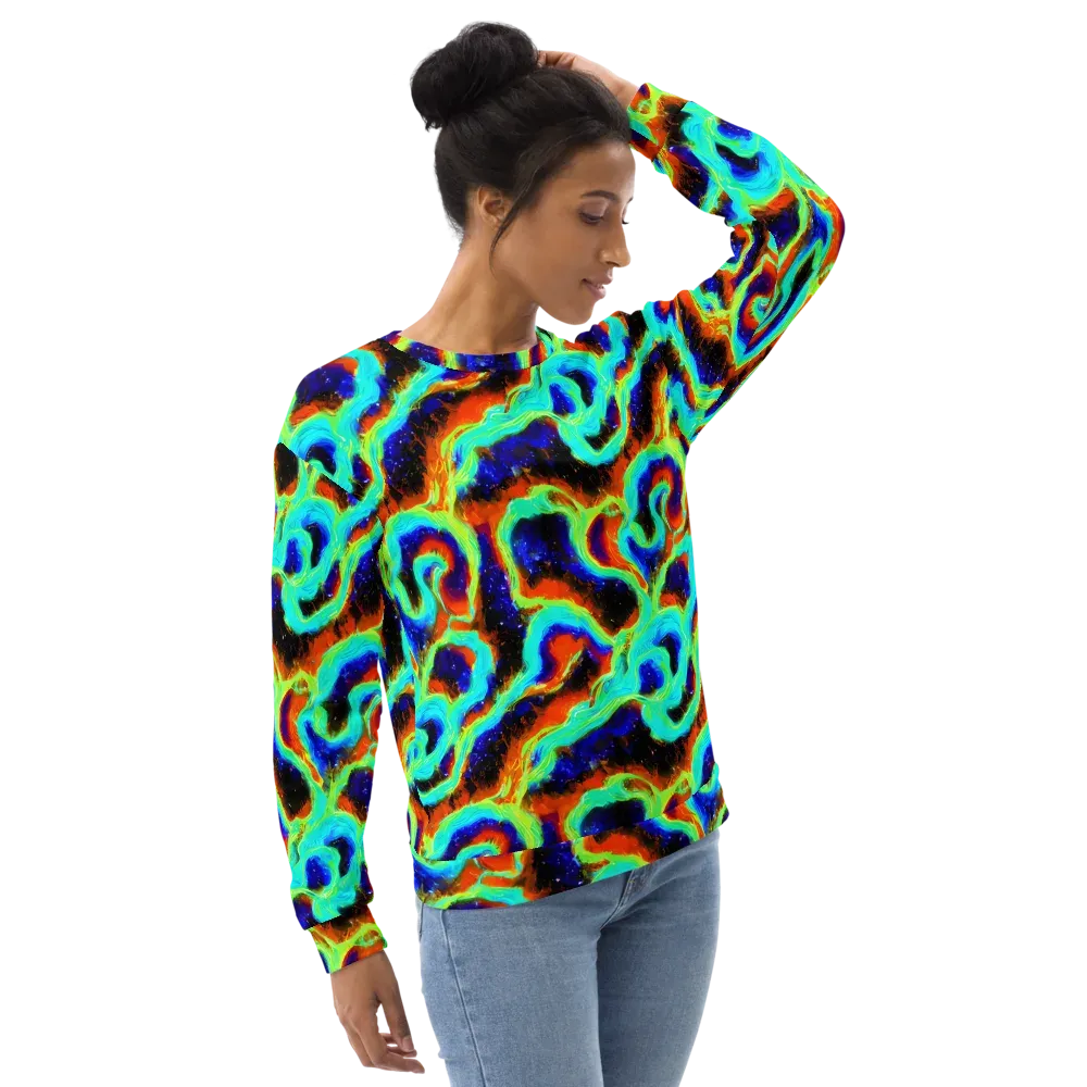 Solar Seafoam on Sweatshirt — Right Front
