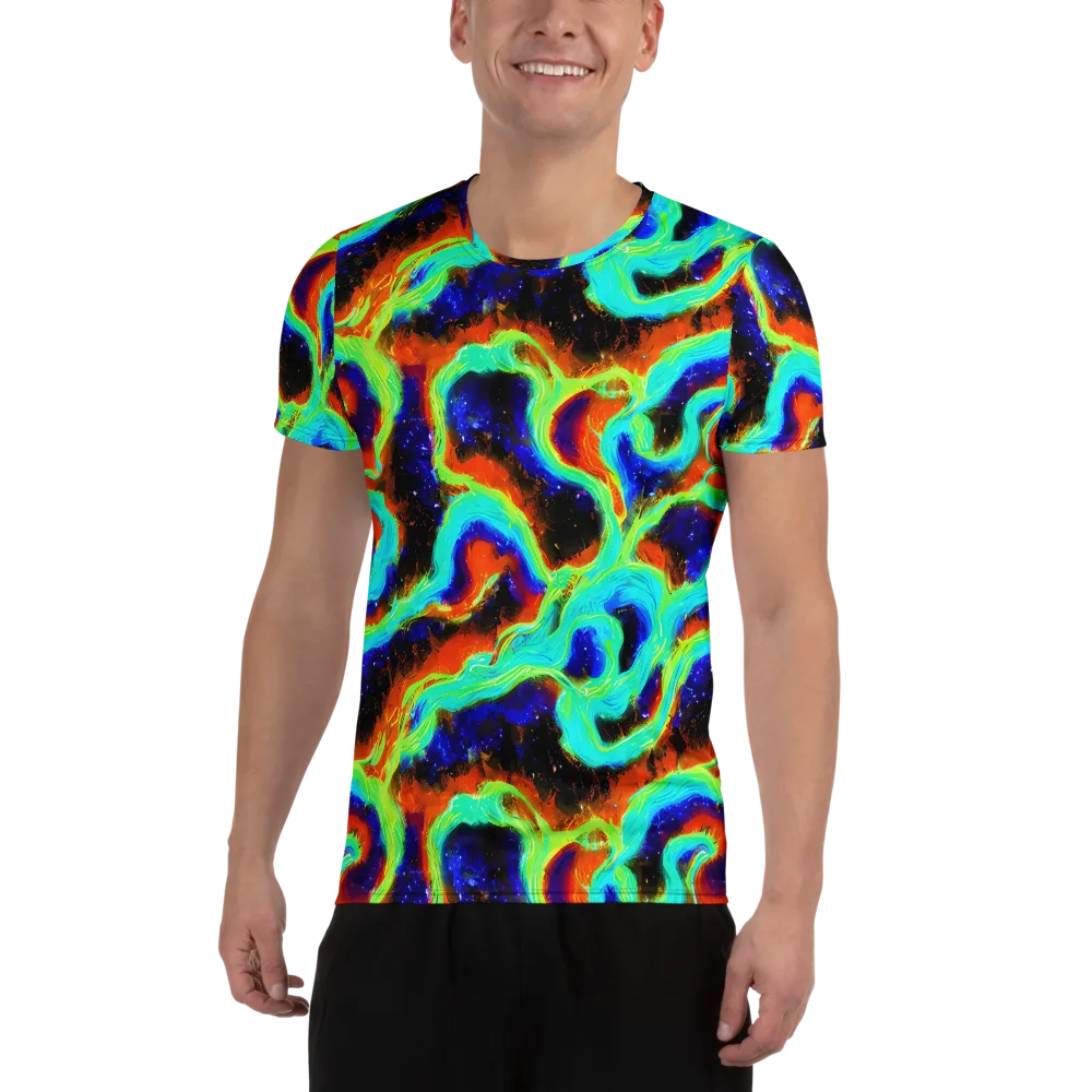 Solar Seafoam on Men's Athletic T-Shirt — Front