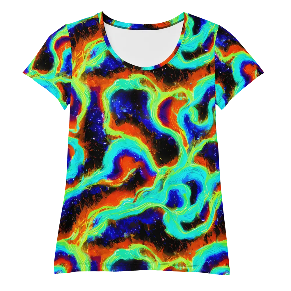 Solar Seafoam on Women's Athletic T-Shirt — Front