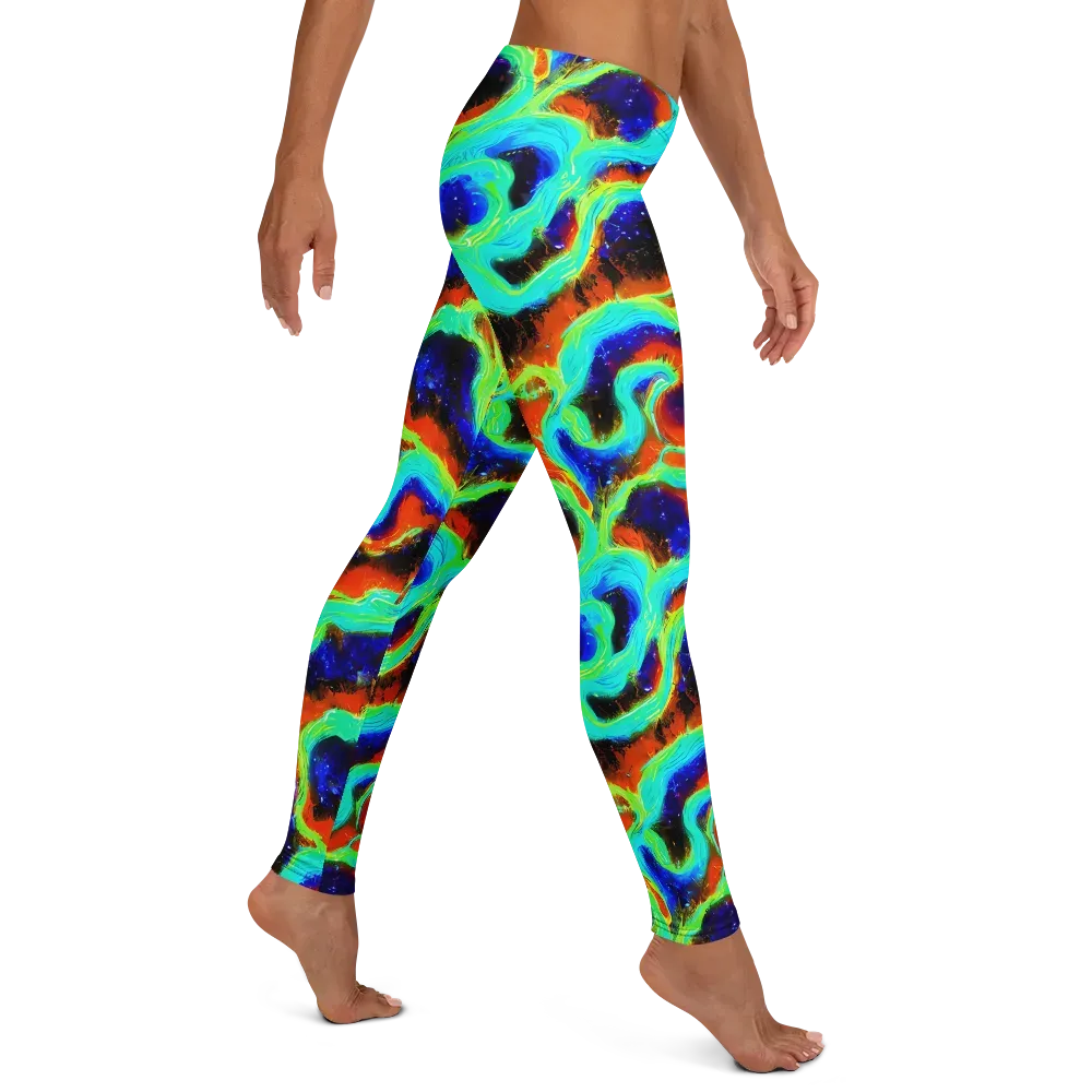 Solar Seafoam on Leggings — Right