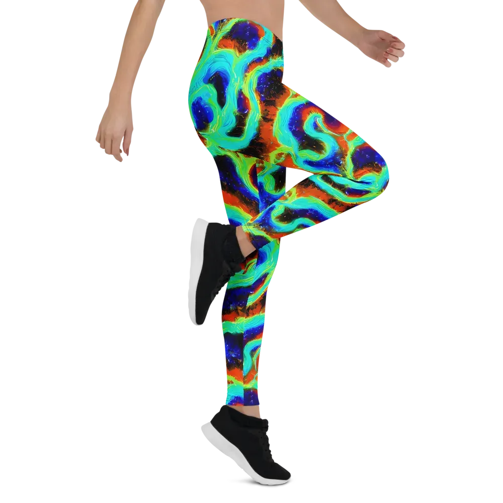 Solar Seafoam on Leggings — Right