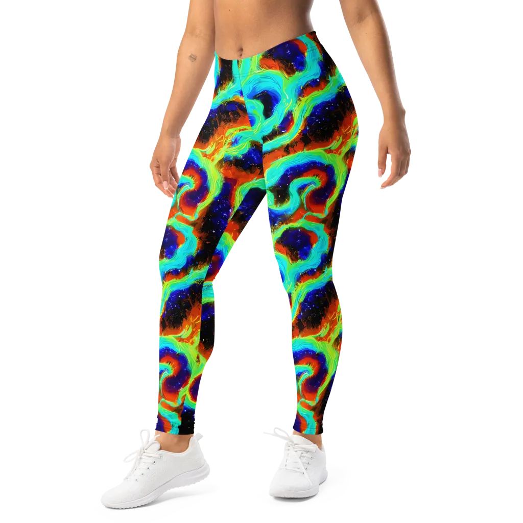Solar Seafoam on Leggings — Left Front