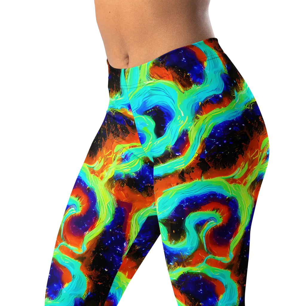 Solar Seafoam on Leggings — Left Front