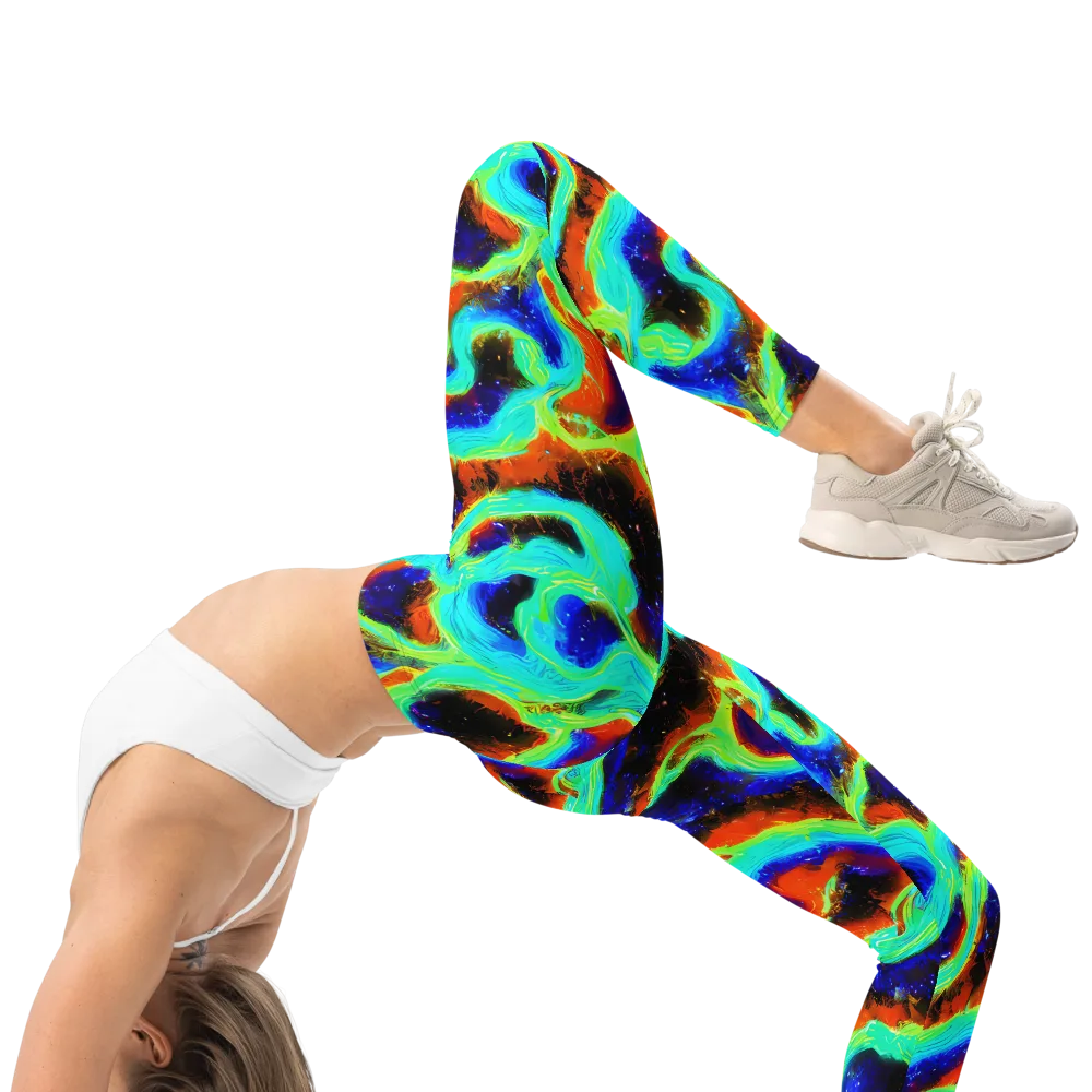 Solar Seafoam on Leggings — Right