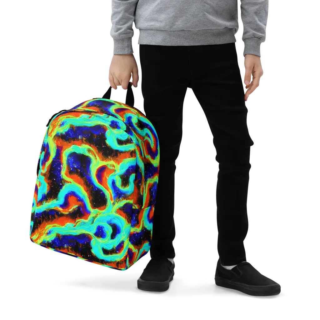 Solar Seafoam on Minimalist Backpack — Zoomed-in