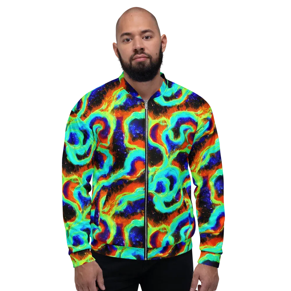 Solar Seafoam on Bomber Jacket — Front