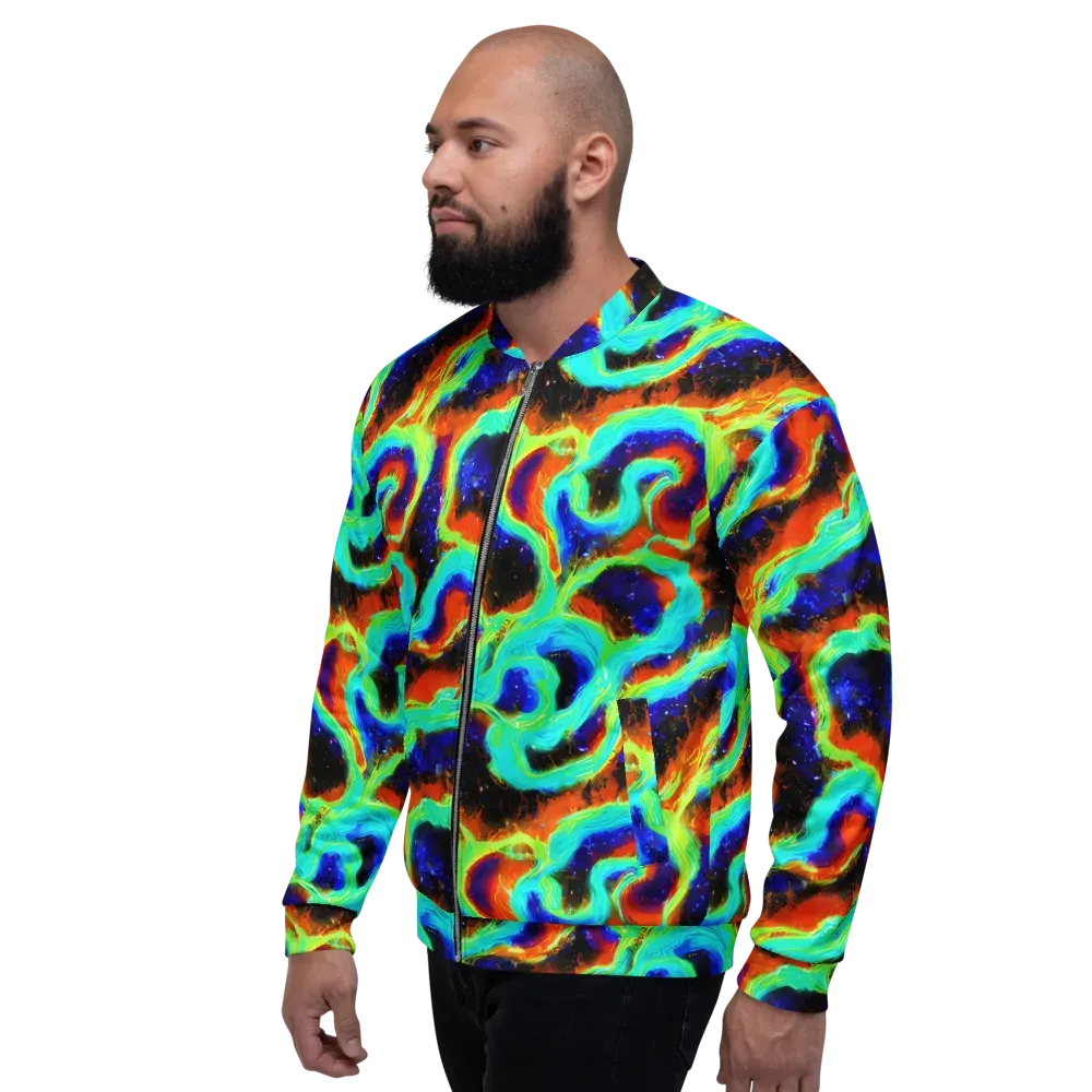 Solar Seafoam on Bomber Jacket — Left