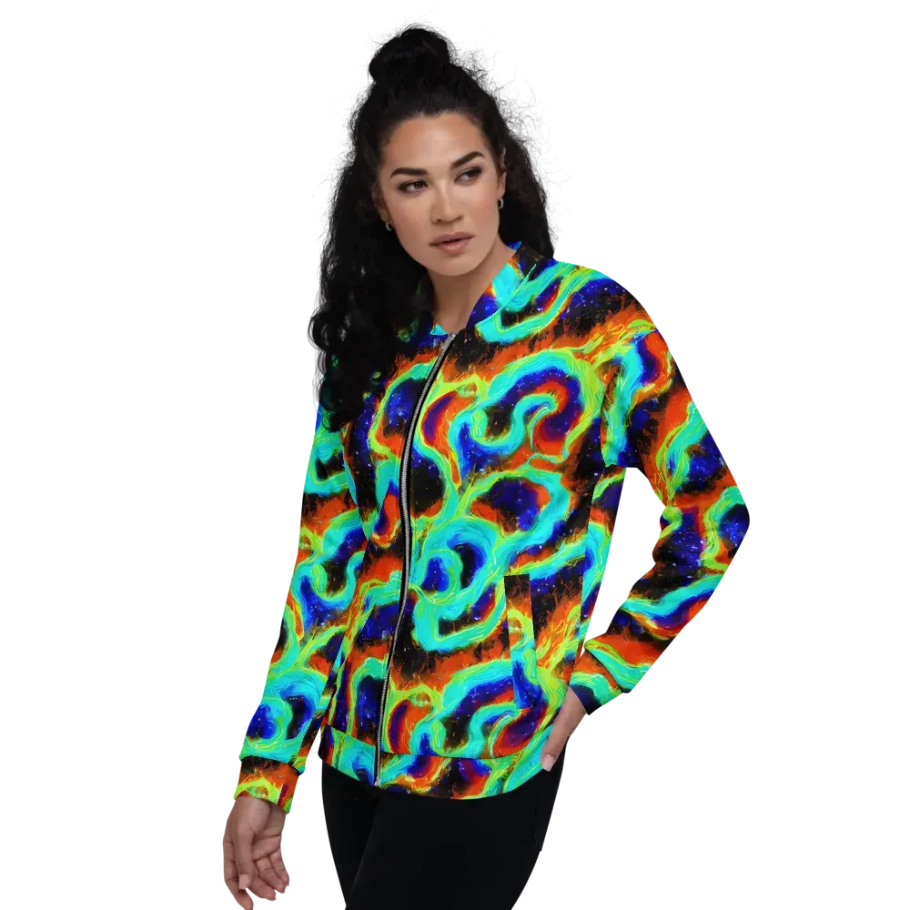 Solar Seafoam on Bomber Jacket — Left