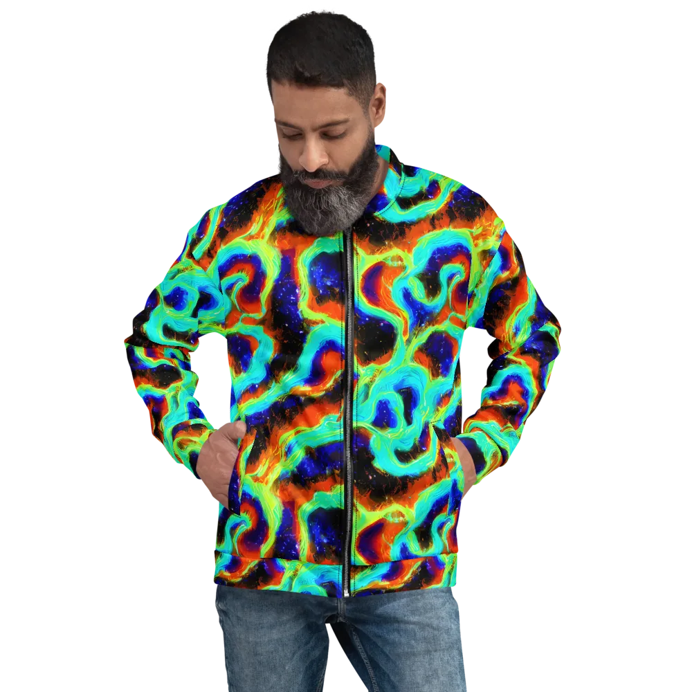 Solar Seafoam on Bomber Jacket — Front