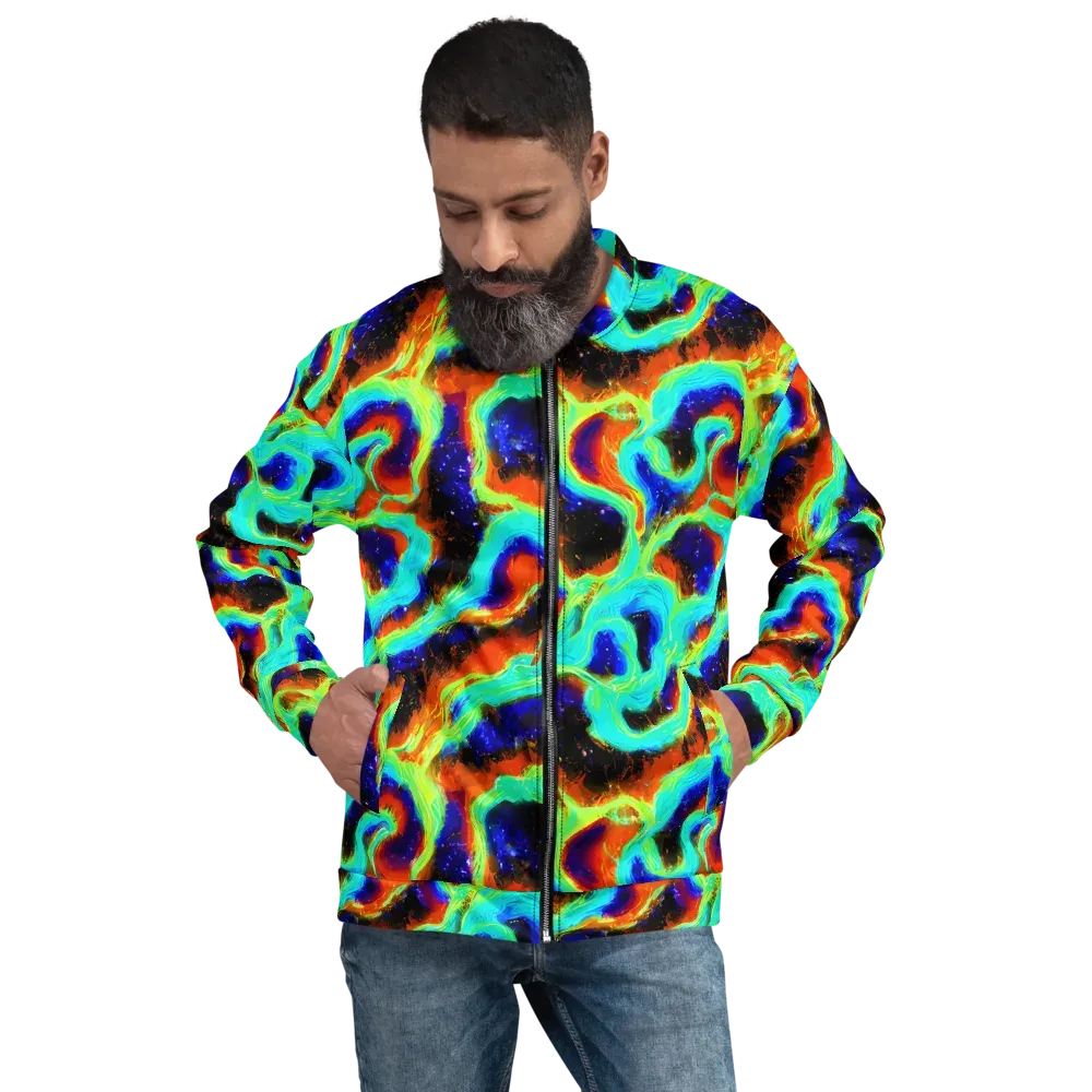 Solar Seafoam on Bomber Jacket — Front