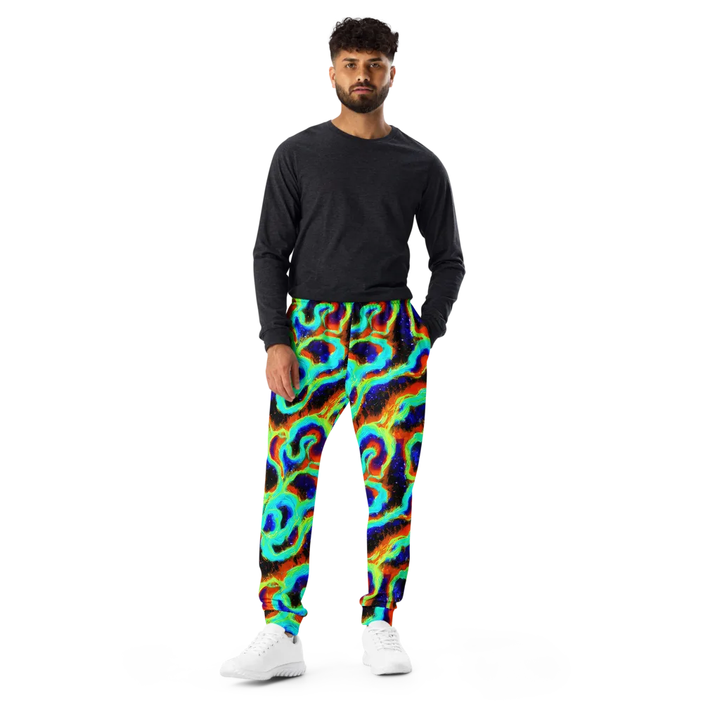 Solar Seafoam on Men's Joggers — Front