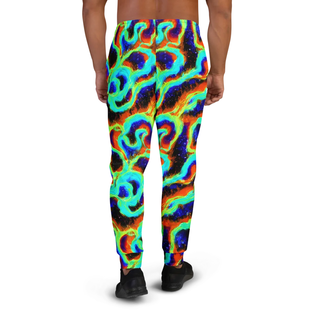 Solar Seafoam on Men's Joggers — Back