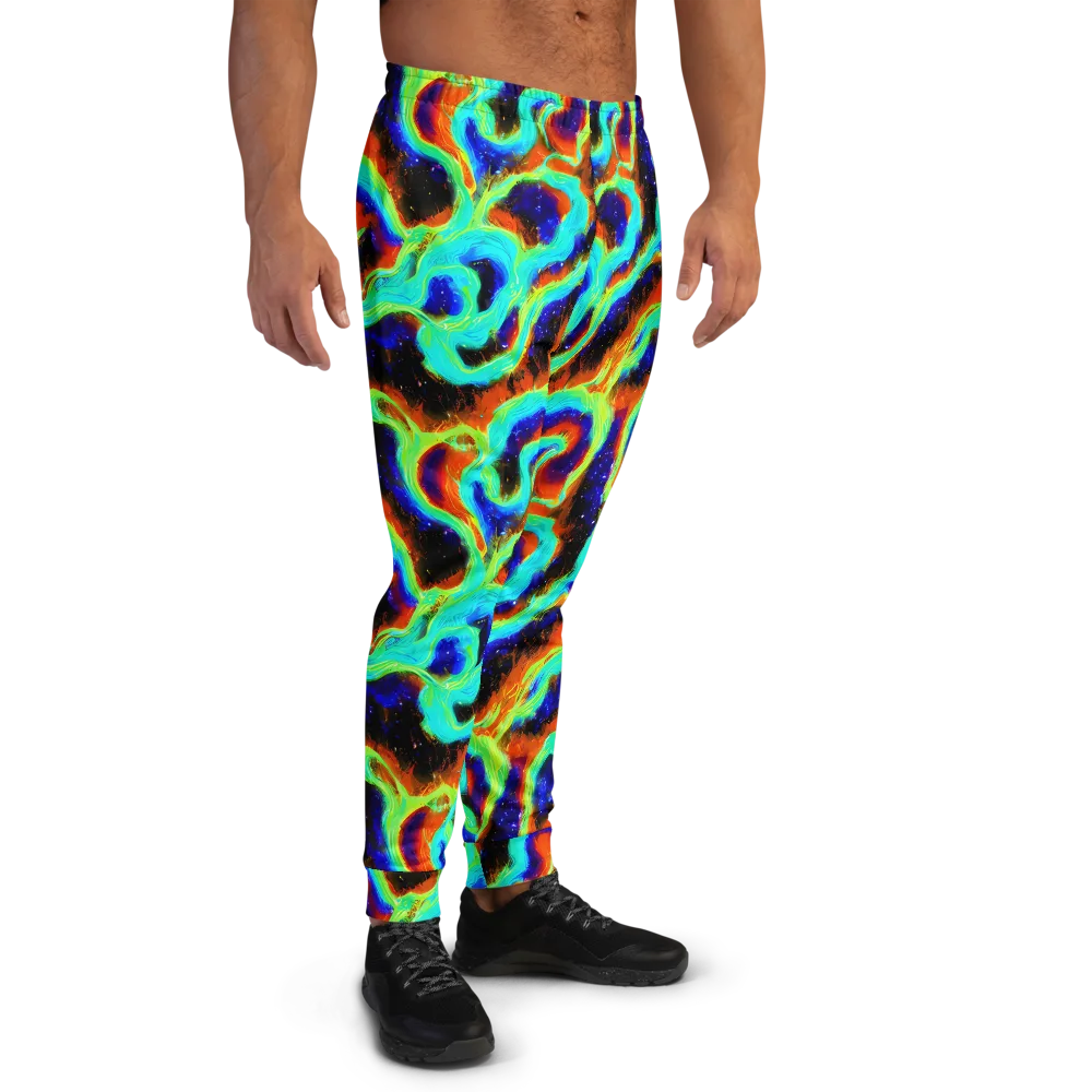 Solar Seafoam on Men's Joggers — Right