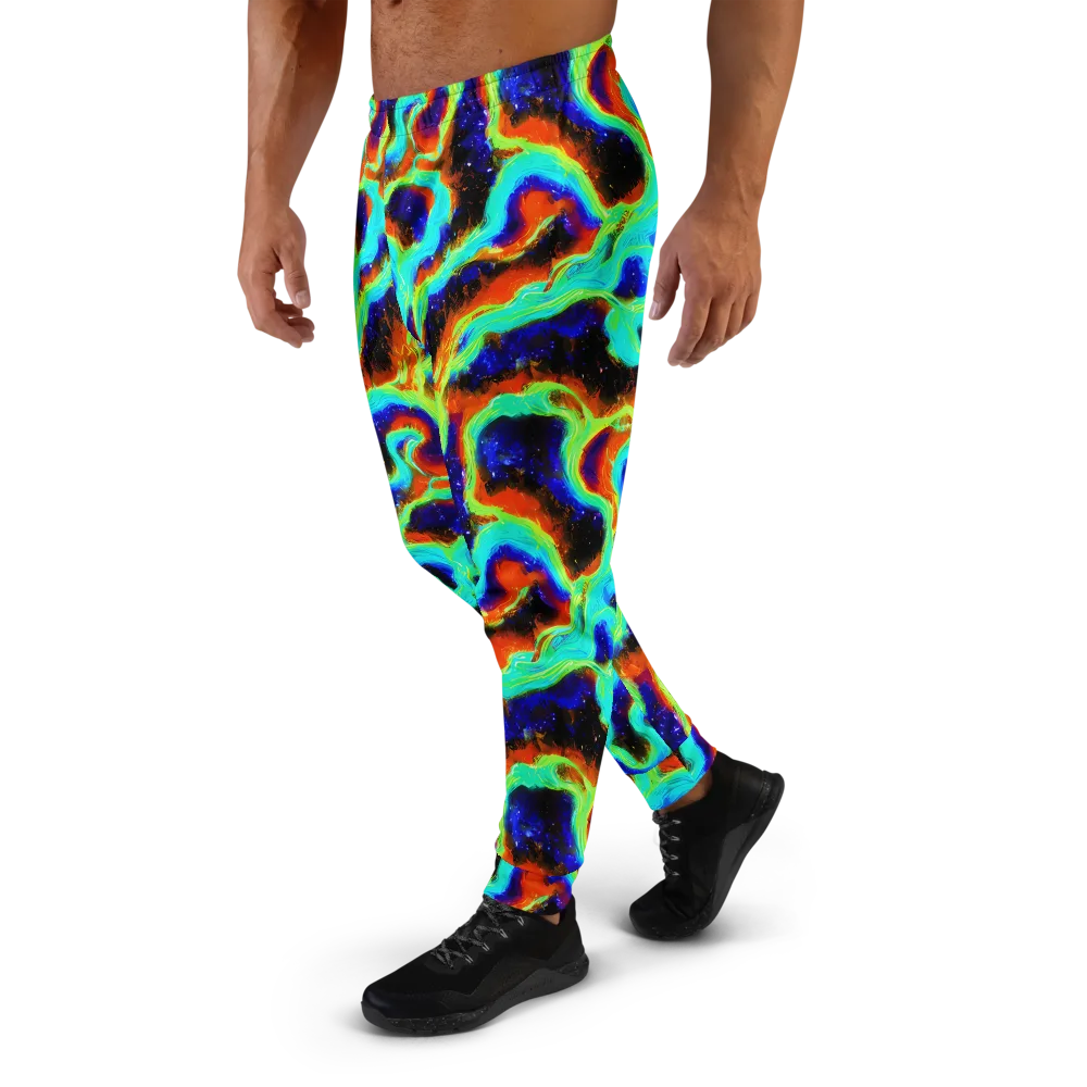 Solar Seafoam on Men's Joggers — Left
