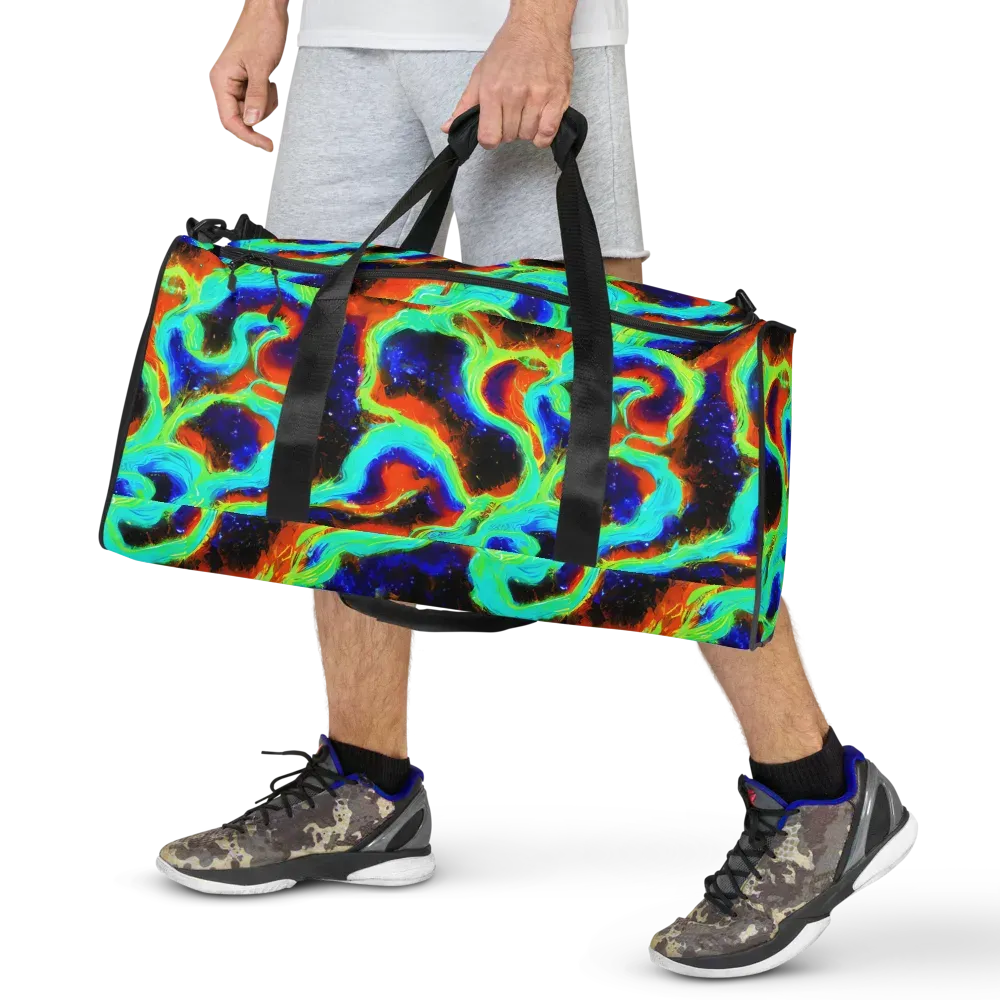 Solar Seafoam on Duffle Bag — Front
