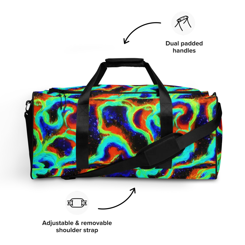 Solar Seafoam on Duffle Bag — Front