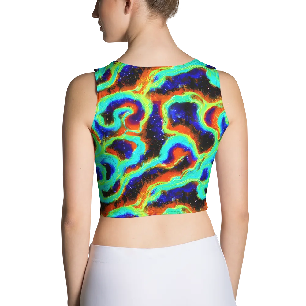 Solar Seafoam on Crop Top — Back