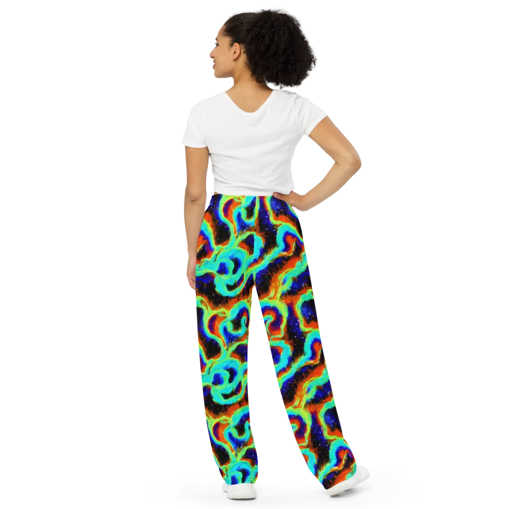 Solar Seafoam on Wide-Leg Pants — Back