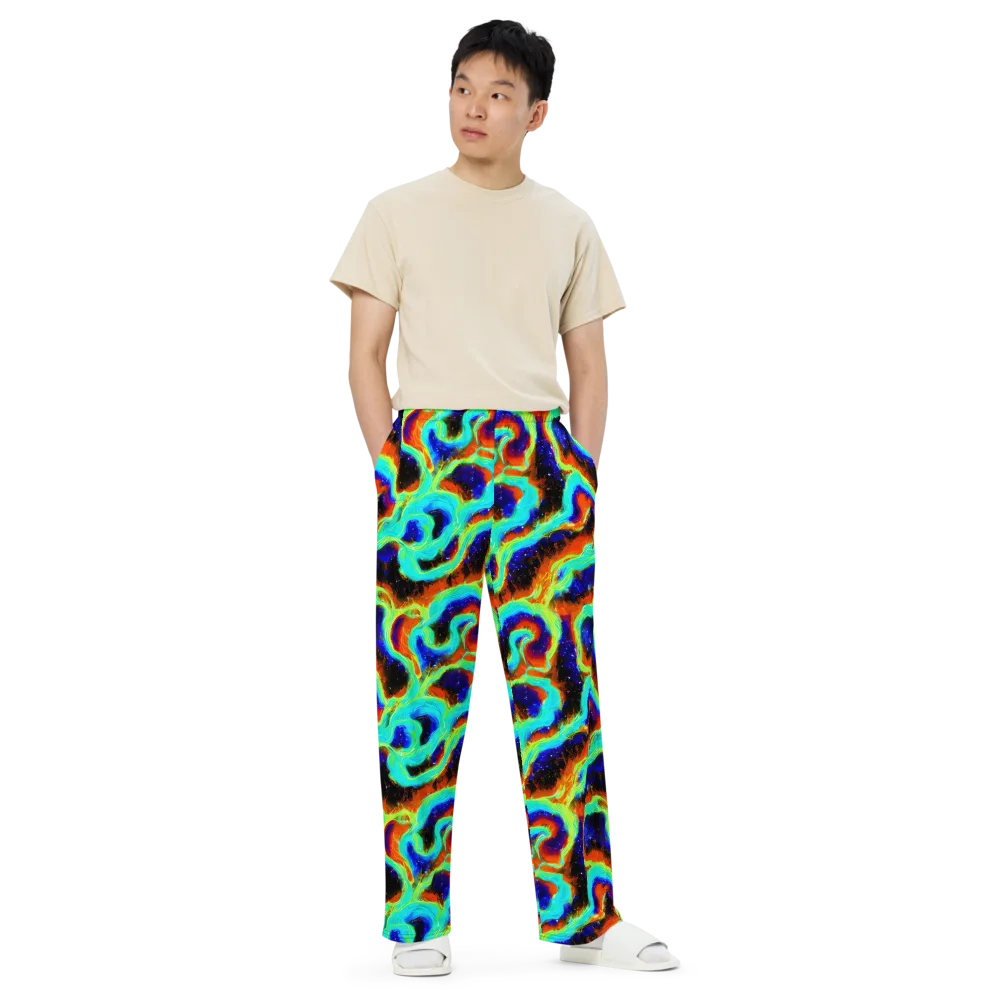 Solar Seafoam on Wide-Leg Pants — Front