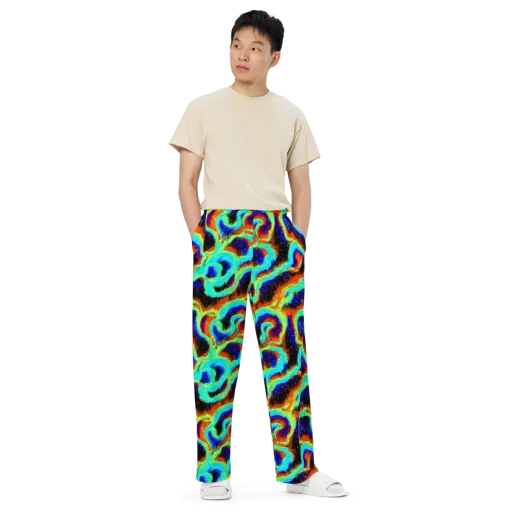 Solar Seafoam on a Wide-Leg Pants