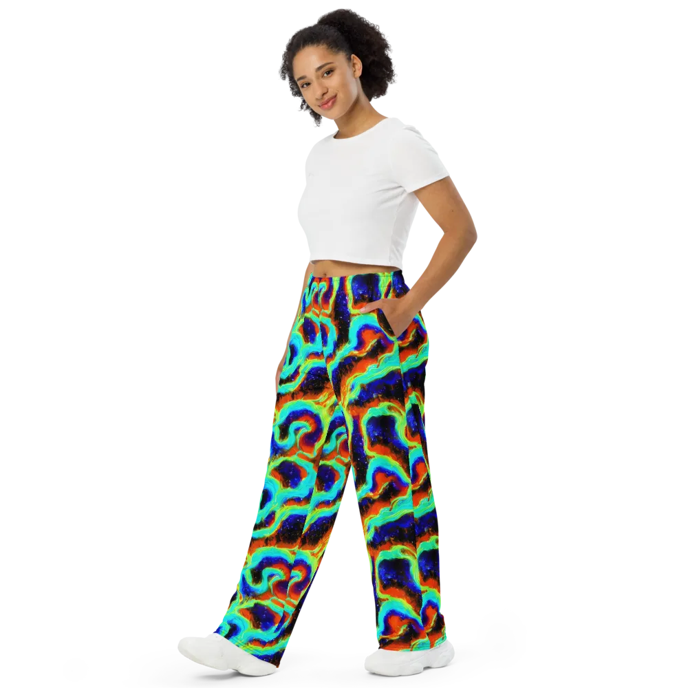 Solar Seafoam on Wide-Leg Pants — Left Front