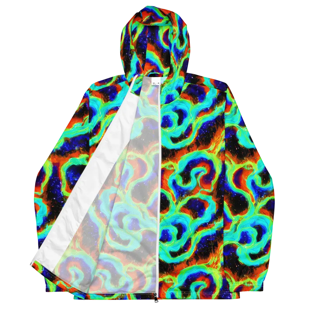 Solar Seafoam on Men's Windbreaker — Front