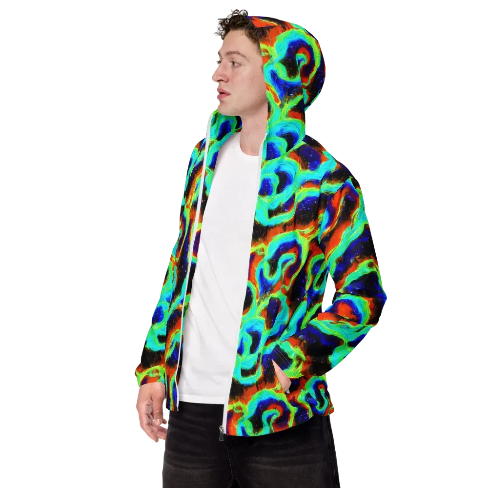Solar Seafoam on Men's Windbreaker — Left Front