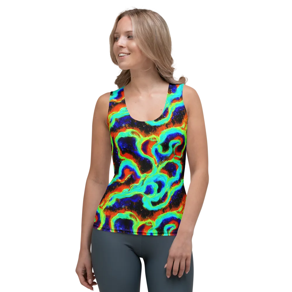 Solar Seafoam on Women's Tank Top — Front