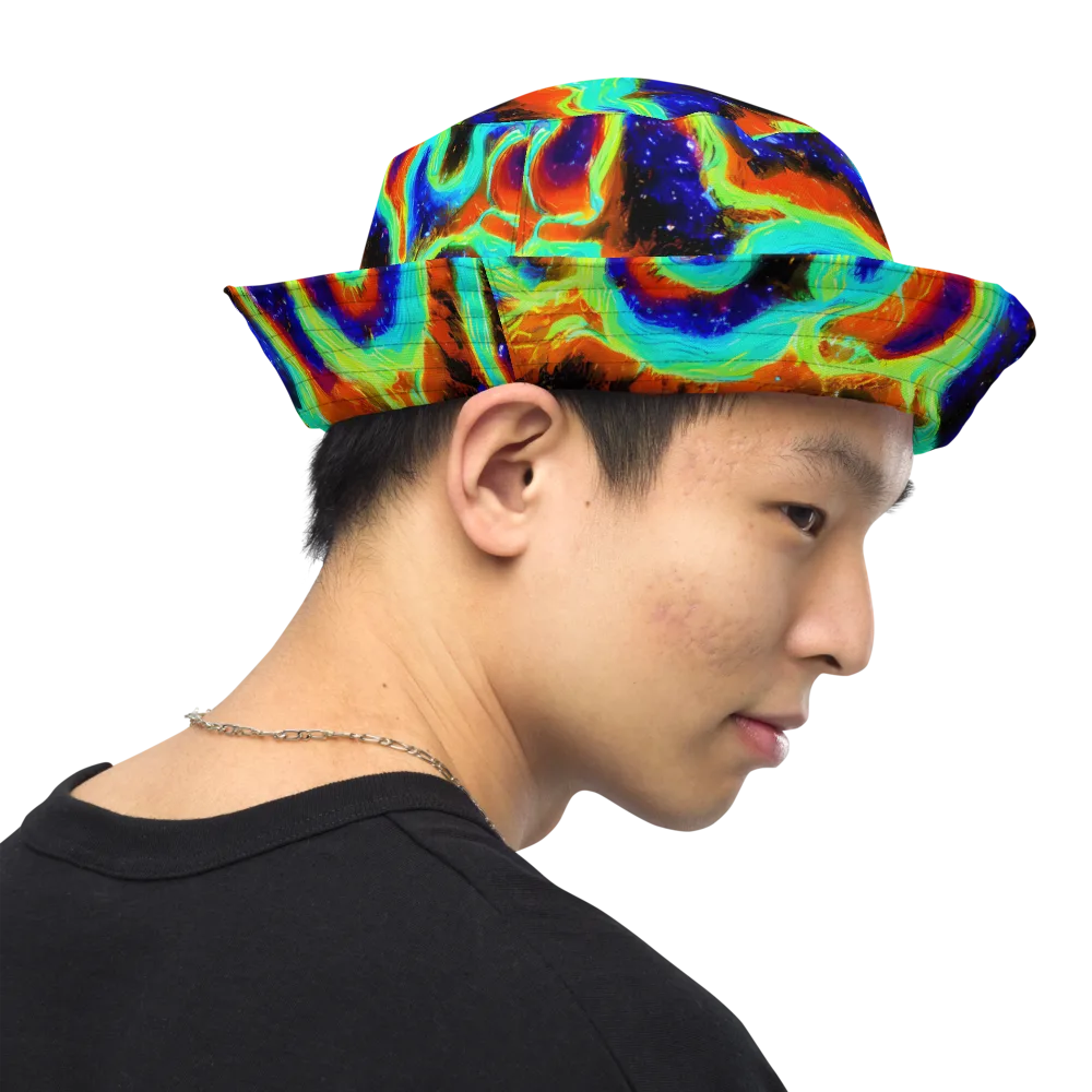Solar Seafoam on Reversible Bucket Hat — Right Outside